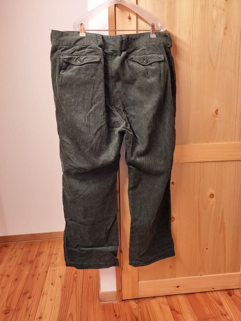 2本セット WAIPER.inc M-52 コーデュロイ テーパード ストレート