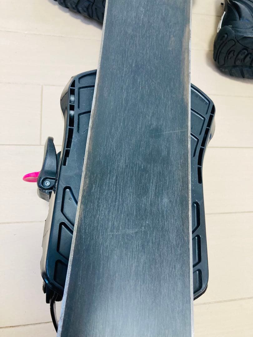 スキーボード　ショートスキー　ソフトブーツ対応スノーボードビンディング　24.5