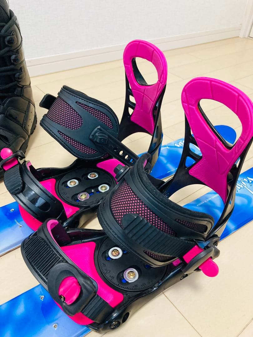 スキーボード　ショートスキー　ソフトブーツ対応スノーボードビンディング　24.5