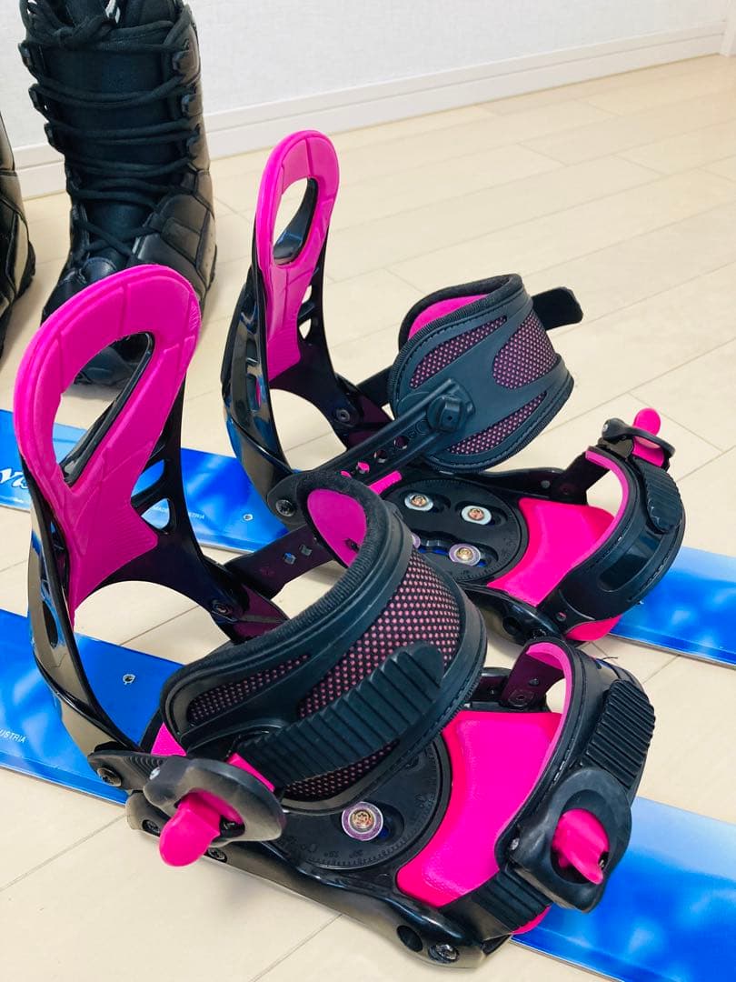 スキーボード　ショートスキー　ソフトブーツ対応スノーボードビンディング　24.5