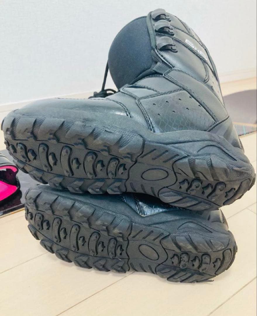 スキーボード　ショートスキー　ソフトブーツ対応スノーボードビンディング　24.5