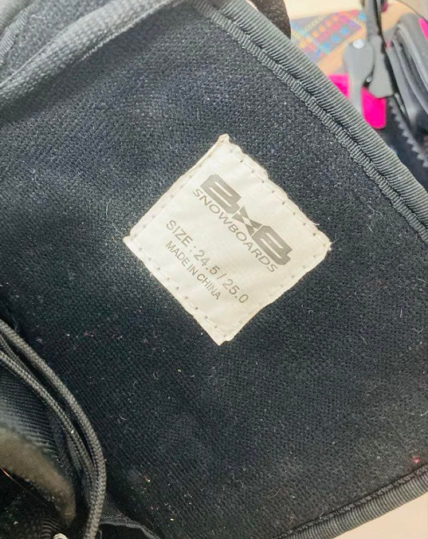 スキーボード　ショートスキー　ソフトブーツ対応スノーボードビンディング　24.5