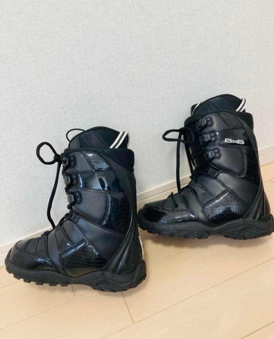 スキーボード　ショートスキー　ソフトブーツ対応スノーボードビンディング　24.5