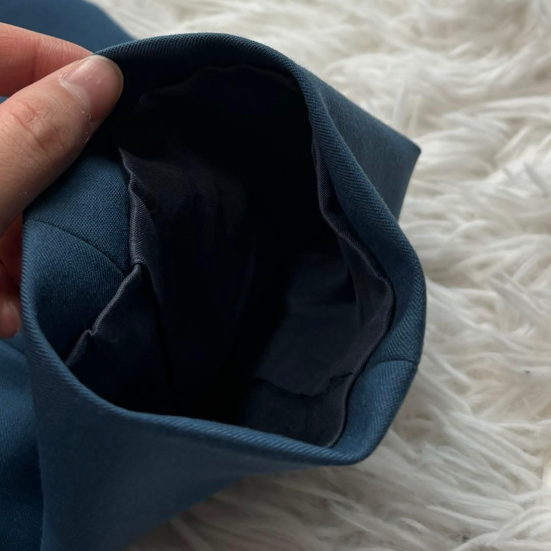 Theory luxe セオリーリュクス　ダブルブレストジャケット　ゆったり　青