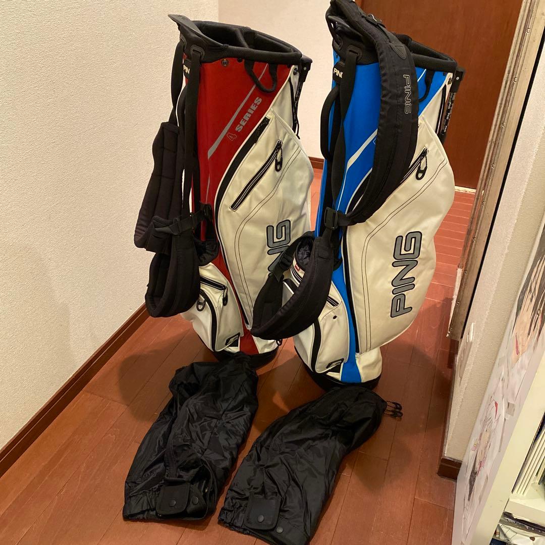 PING スタンドキャディバック2個セット美品❗️単品売りも可能。