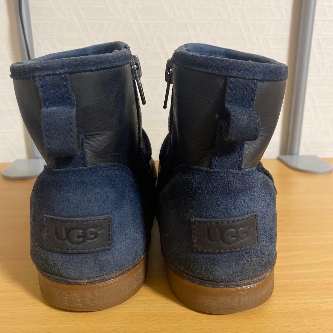 UGG レザーブーツ 28cm ジッパー付き