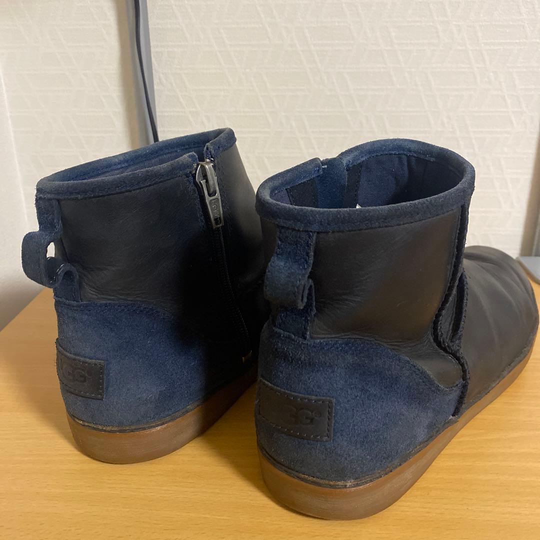 UGG レザーブーツ 28cm ジッパー付き