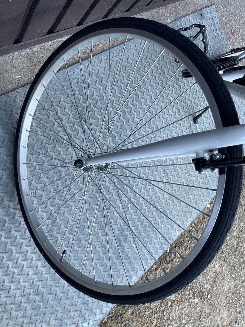 【大阪市引き取り限定】MUGEN シティサイクル ホワイト中古