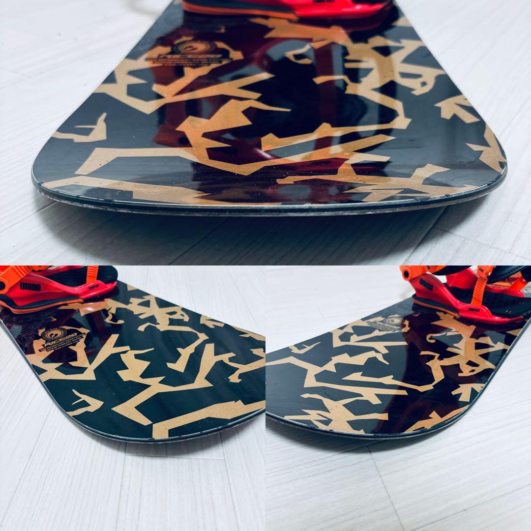 RICE28 152 × UNION CONTACT ビンディング　スノボセット