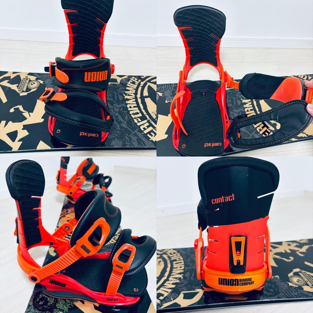 RICE28 152 × UNION CONTACT ビンディング　スノボセット