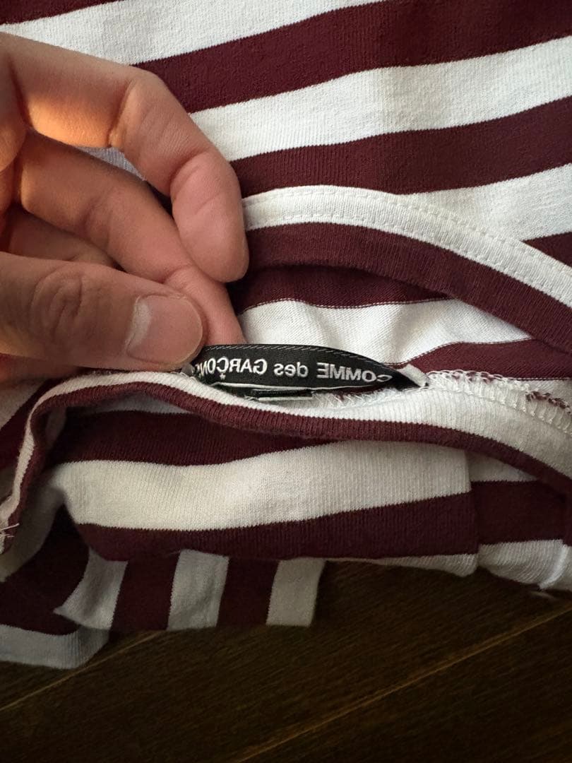 コムデギャルソン　ボーダー　ロンT archive