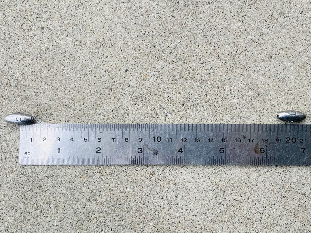 ビシ鉛 60ｍ 2匁300個間隔20cm強力ナイロン80号2.43kg