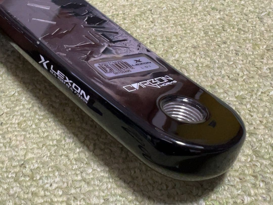 LEXON 超軽量カーボンクランク 162.5mm 29mmスピンドル 未使用品