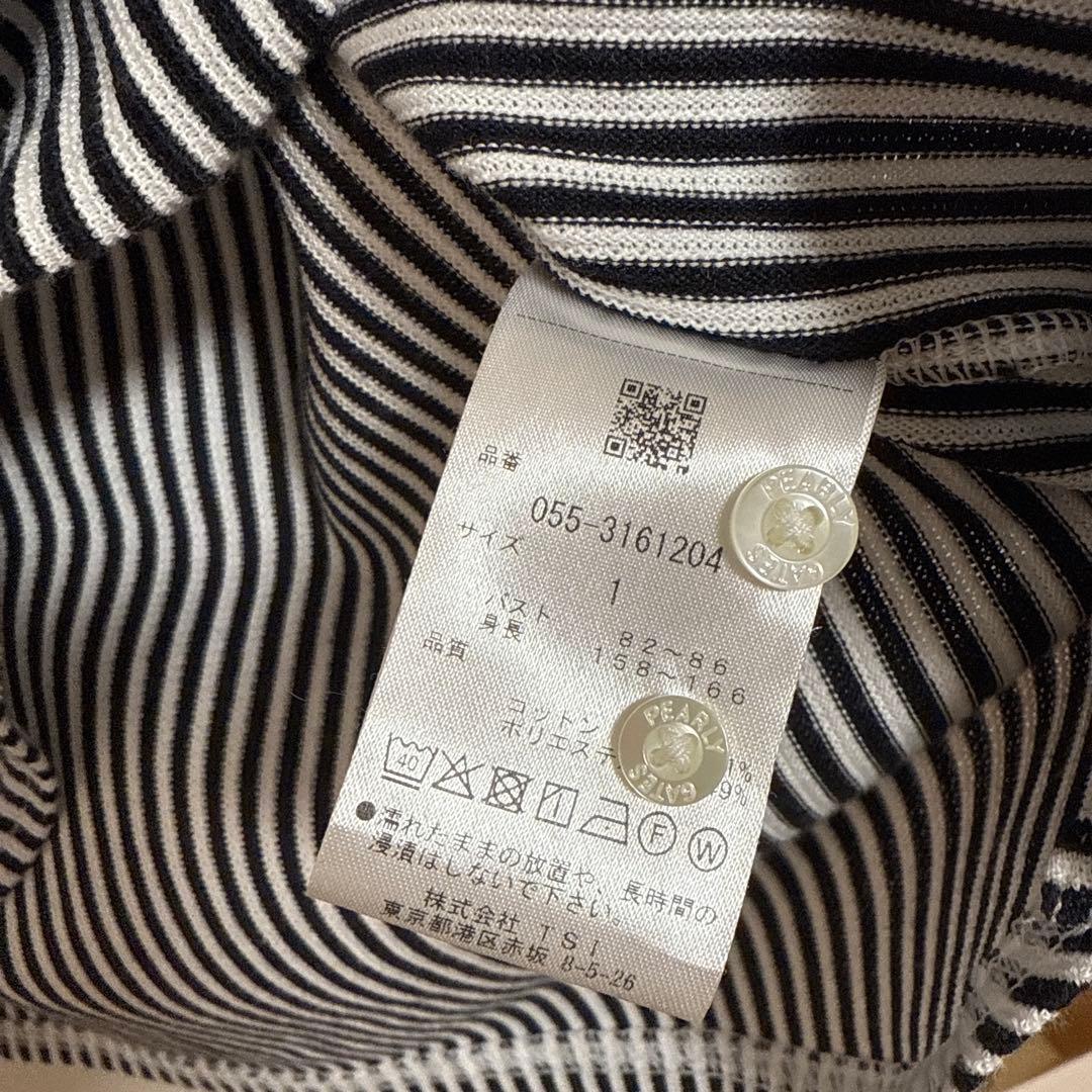 PEARLY GATES ゴルフウェア ストライプ 長袖 シャツ ボーダー