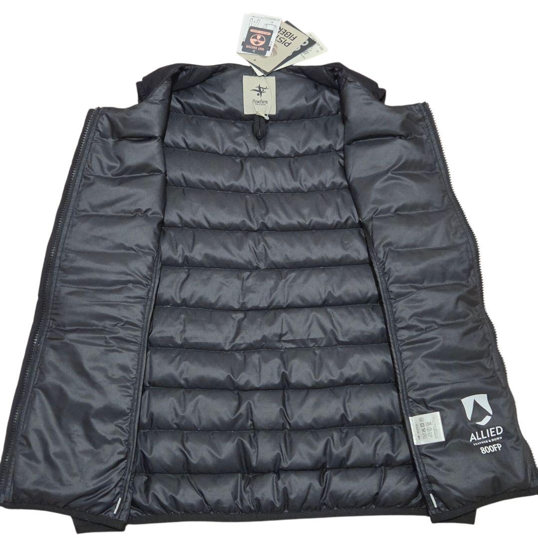 【新品未使用タグ付】Foxfire ダウンベスト PFユニット ブラック M