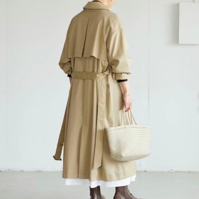 北欧暮らしの道具店 こんなの欲しいを、詰め込んで 着こなしきまる トレンチコート