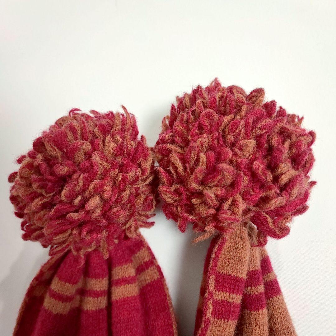 Vivienne Westwood ボンボン マフラー ストール ボーダー