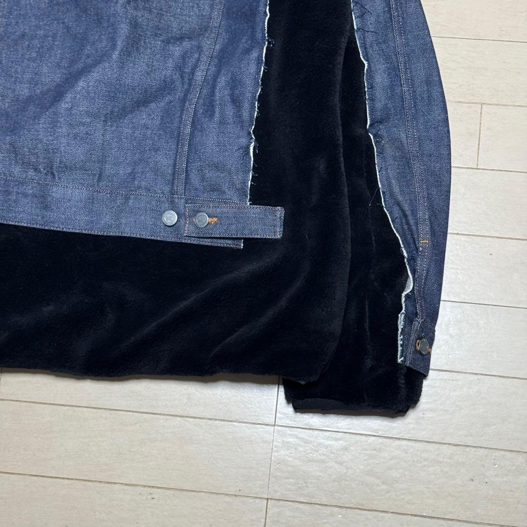 sacai × APC faux shearing コラボデニムジャケット