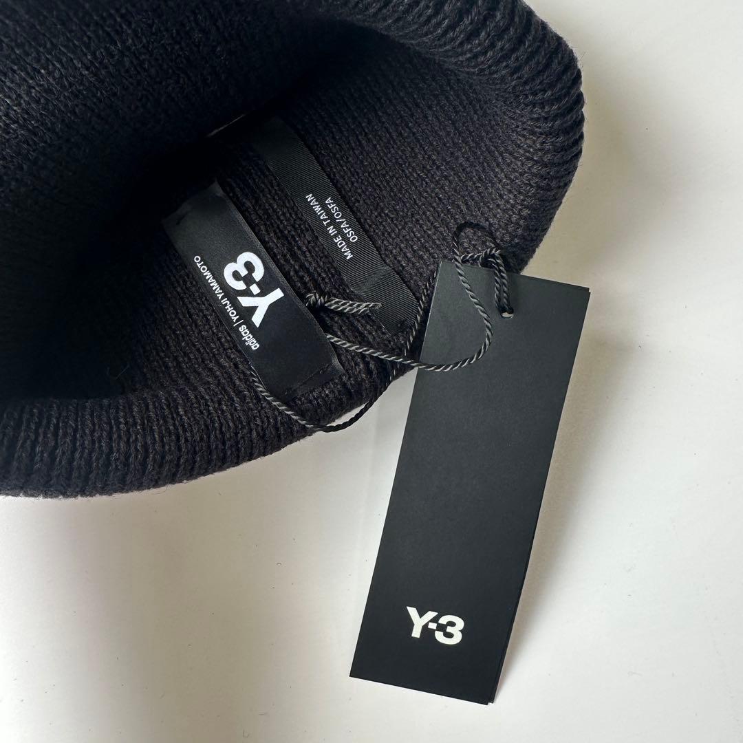 新品未使用【Y-3】y3 クラシック ニット ビーニー ロゴ ウール ニット帽