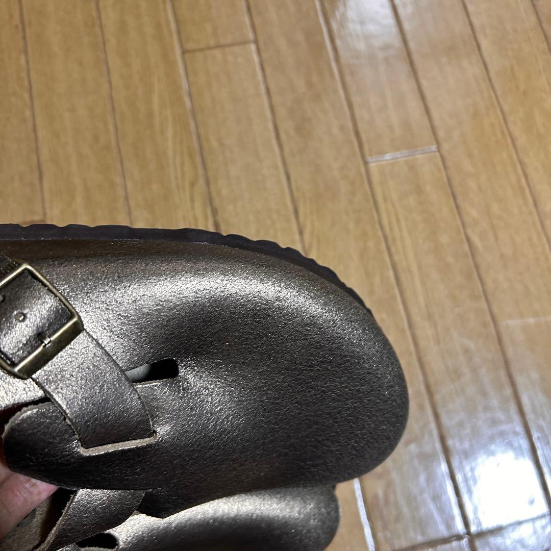 新品 BIRKENSTOCK BOSTON BS ボストン メタリック