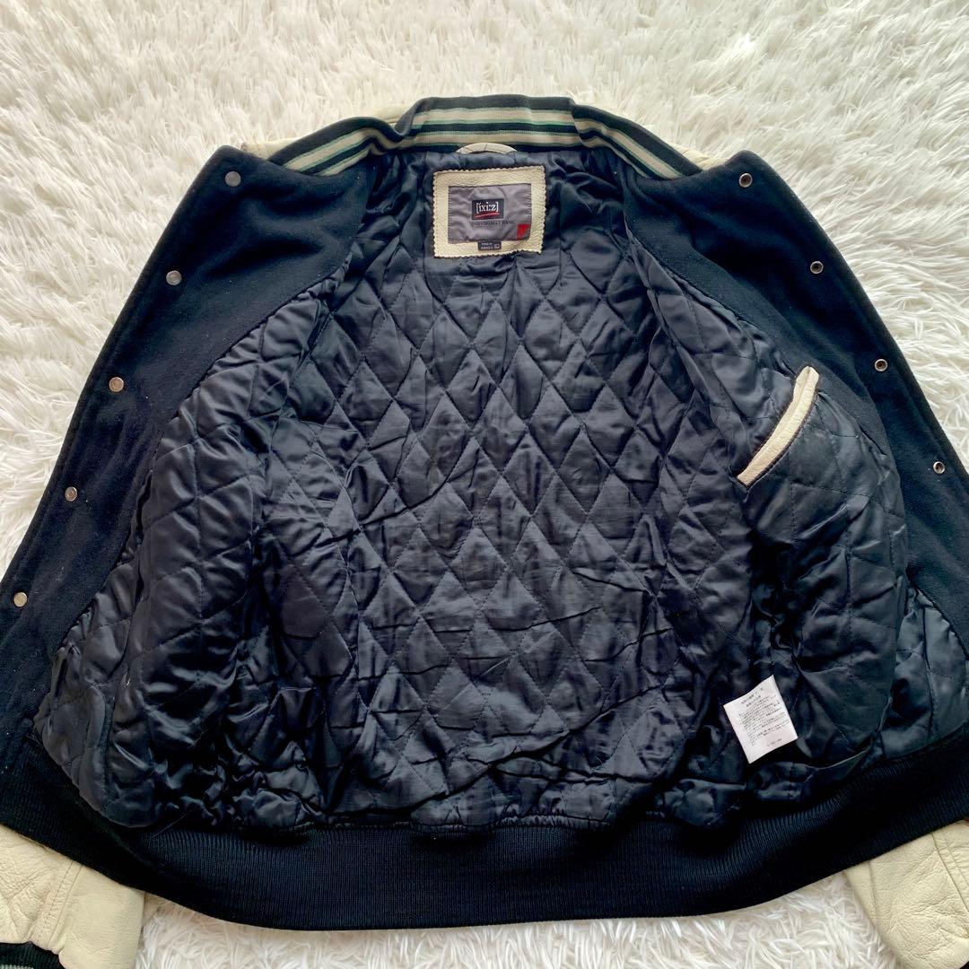 【希少】イクシーズ スタジャン フルデコ レザー 牛革 ワッペン 派手 メンズ