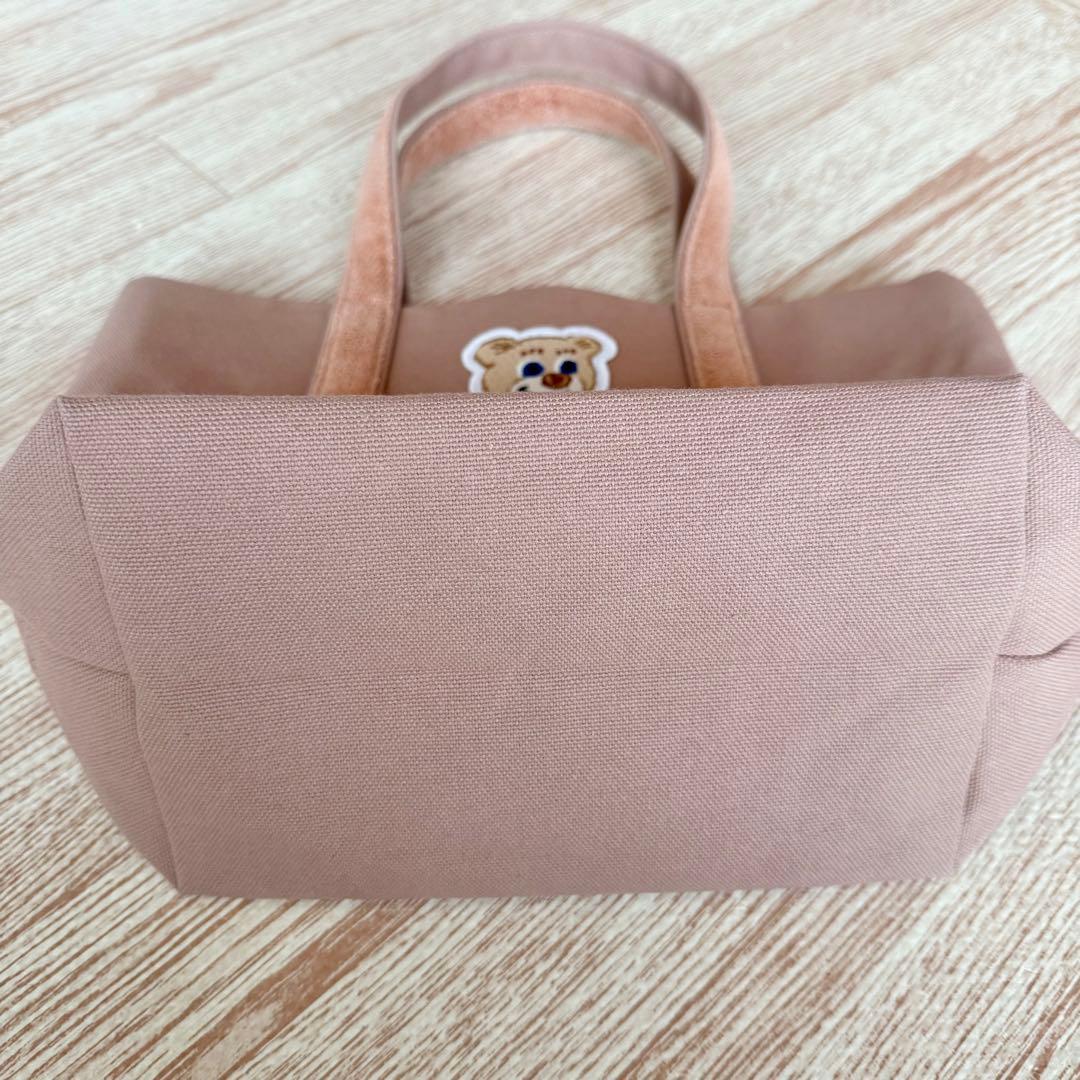 FEILER フェイラー オールドテディ ワッペントートバッグ ベージュ 小