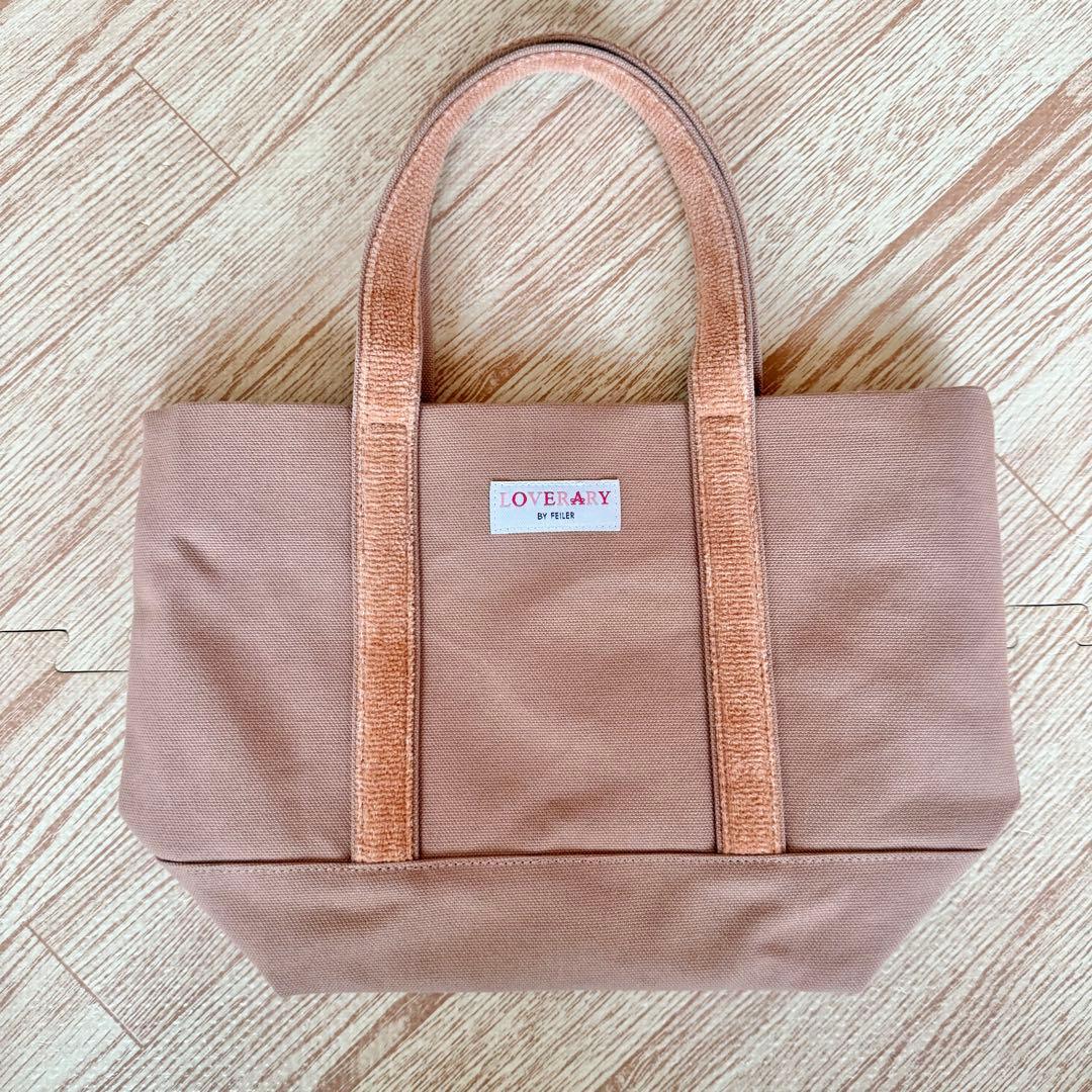 FEILER フェイラー オールドテディ ワッペントートバッグ ベージュ 小