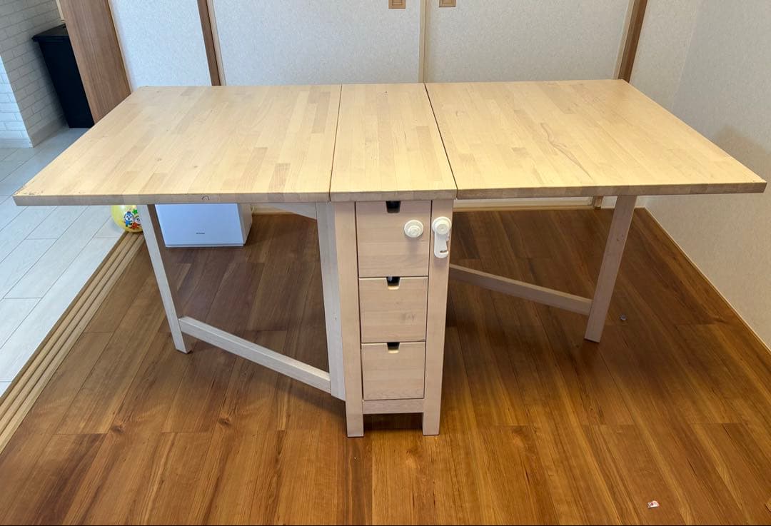 【最終値下げ】IKEA ノールデン ゲートレッグテーブル　バタフライテーブル