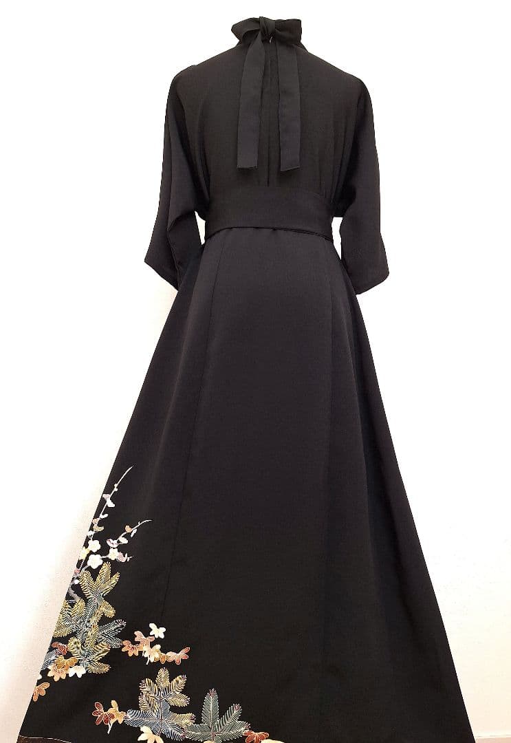 着物リメイクワンピース3675