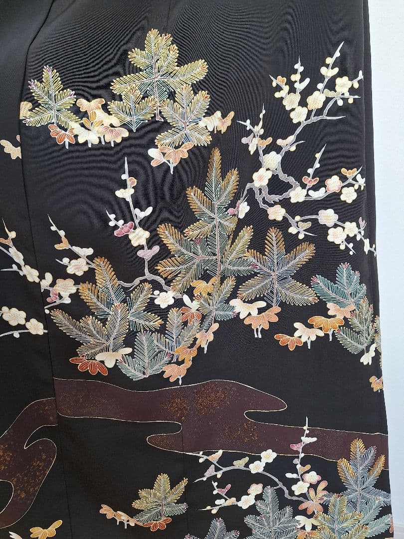 着物リメイクワンピース3675