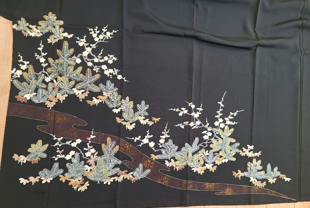 着物リメイクワンピース3675