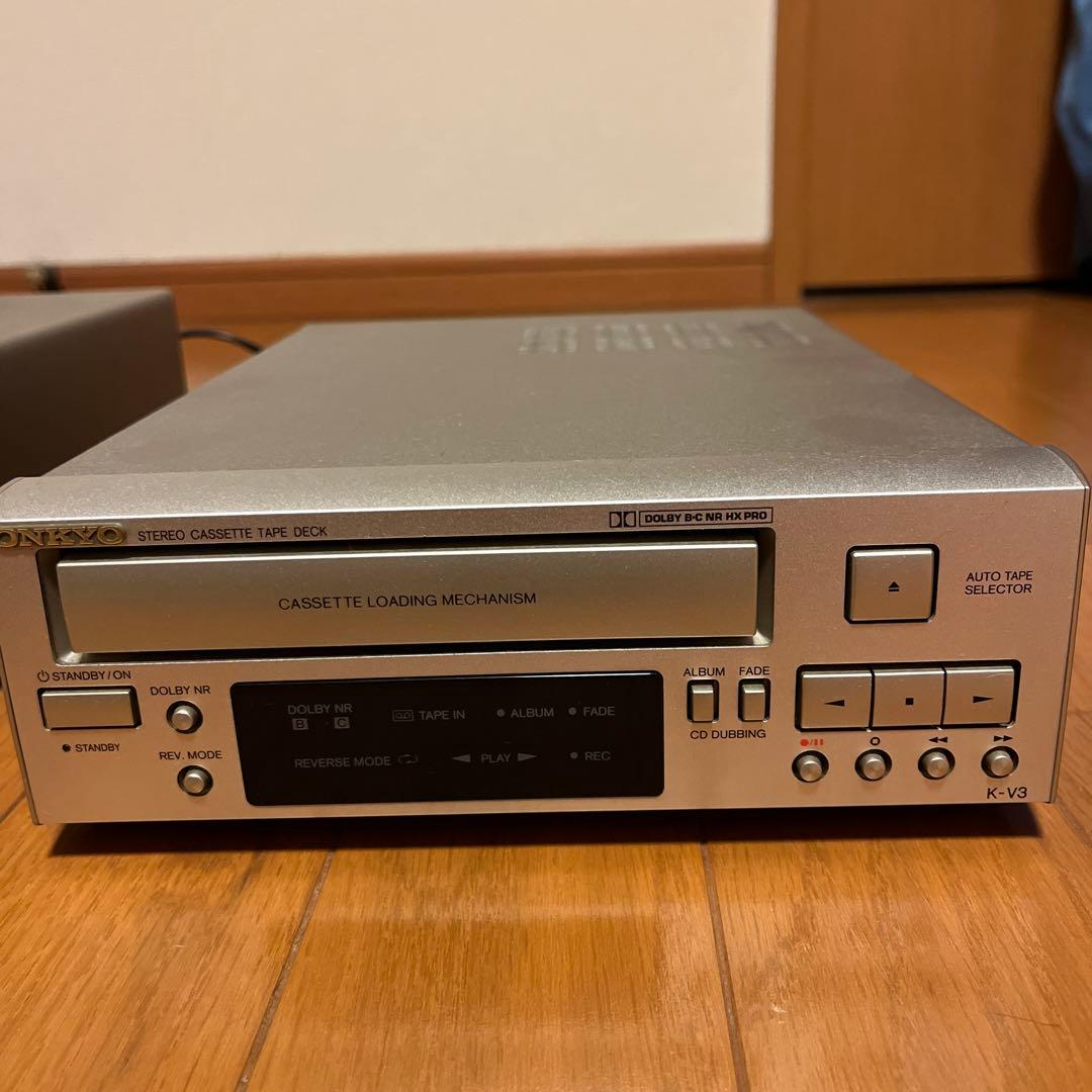 ONKYOアンプ、カセットデッキ、DENONスピーカーセット