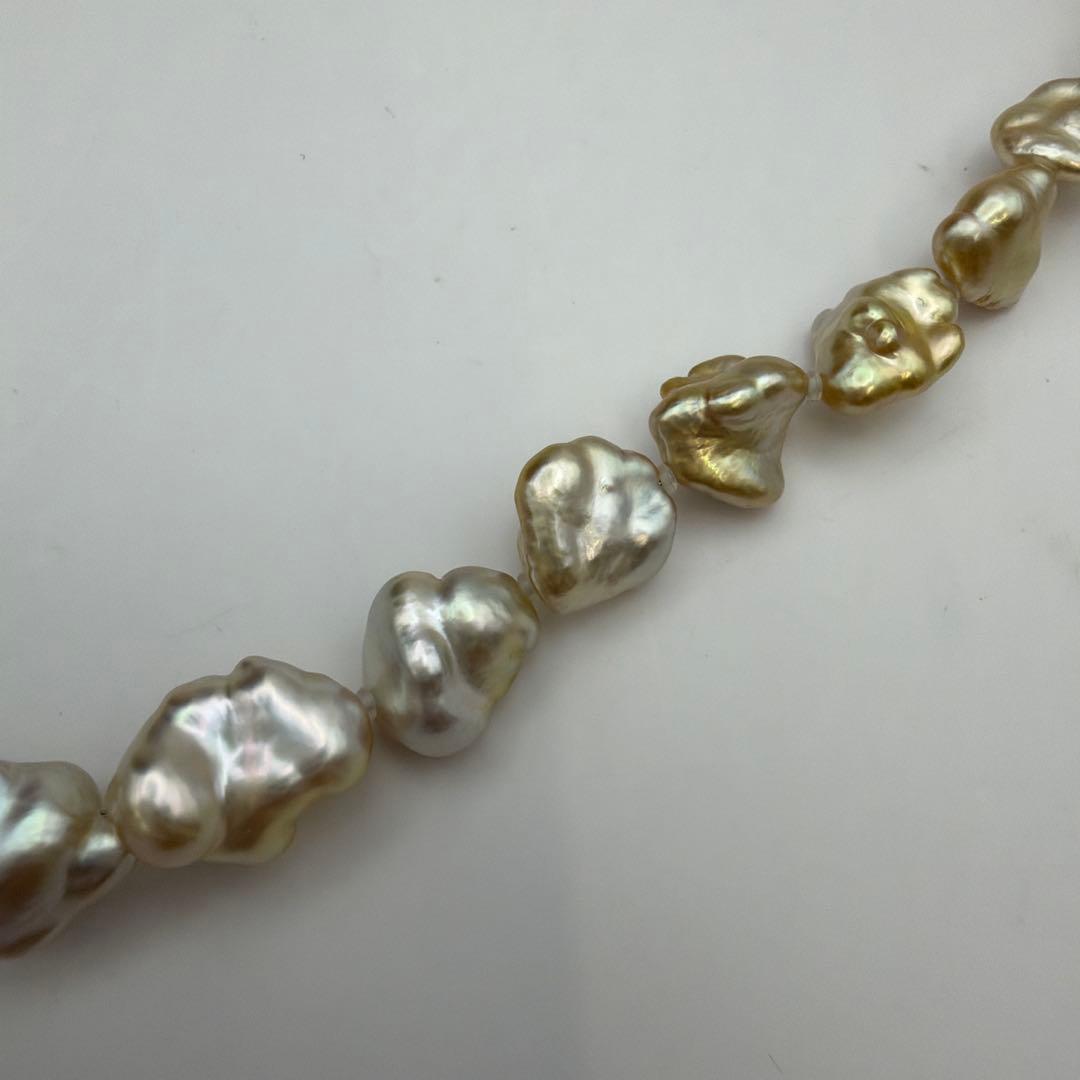 鑑定書付き‼︎ 南洋真珠パールネックレス　Y