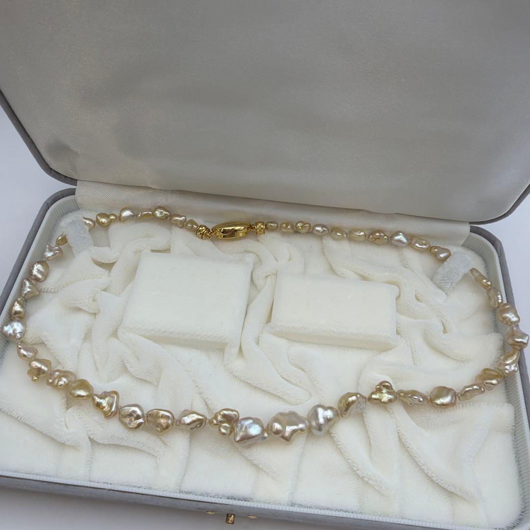 鑑定書付き‼︎ 南洋真珠パールネックレス　Y