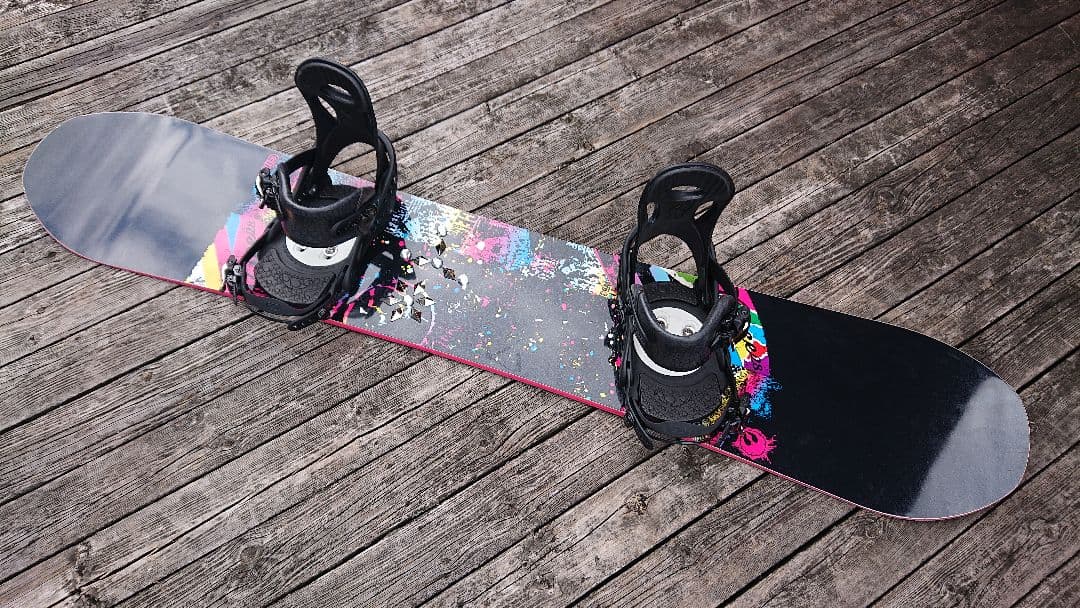 スノーボード 2点セット RICE28 TWIN GIRLS 144 FLUX