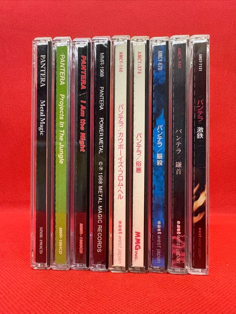 PANTERAパンテラ　全スタジオアルバム9枚1st〜9th インディーズ盤