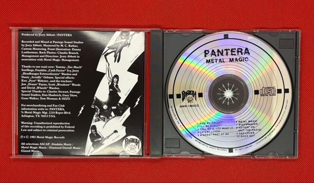 PANTERAパンテラ　全スタジオアルバム9枚1st〜9th インディーズ盤