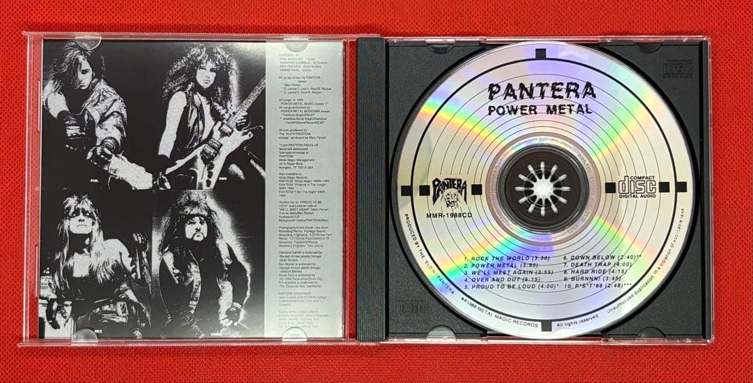 PANTERAパンテラ　全スタジオアルバム9枚1st〜9th インディーズ盤