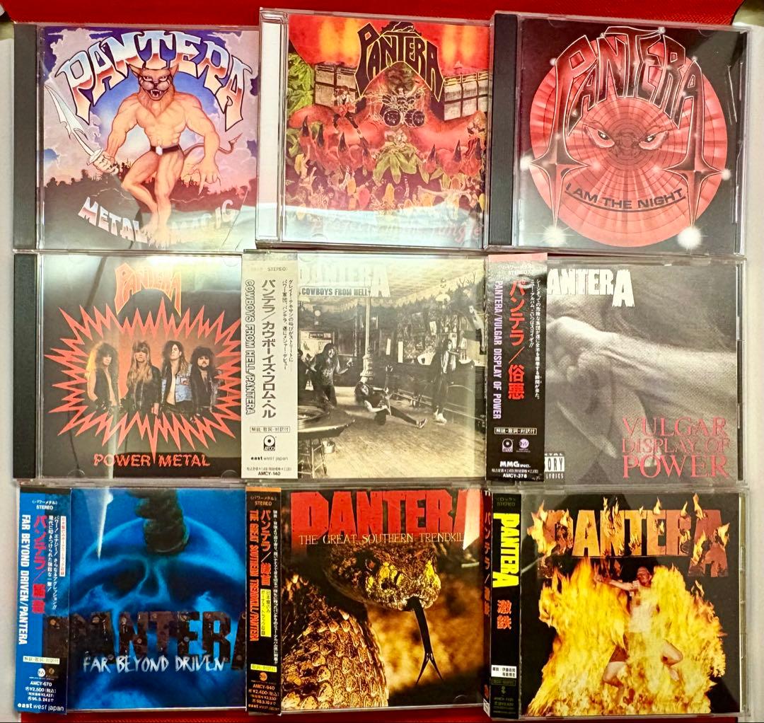 PANTERAパンテラ　全スタジオアルバム9枚1st〜9th インディーズ盤