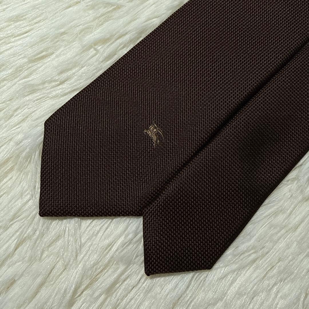 【美品】Burberry ネクタイ　高級シルク　ホースロゴ