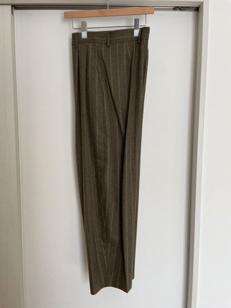 パンツ Cristaseya 22AW doublepleated wide pants