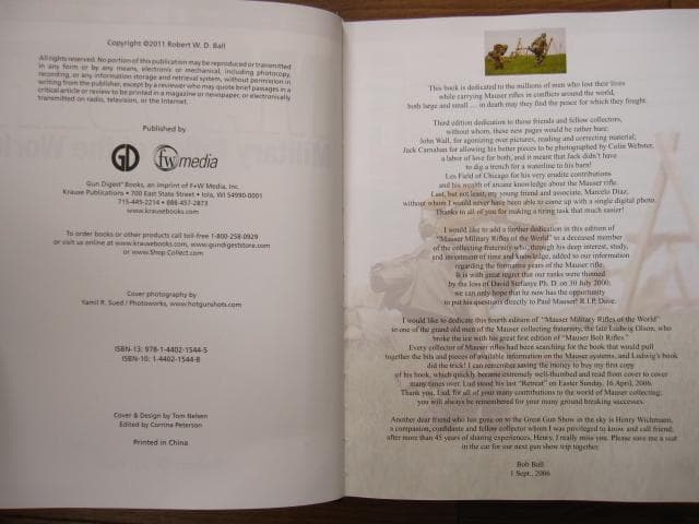 MAUSER Military Rifles of the World　モーゼル