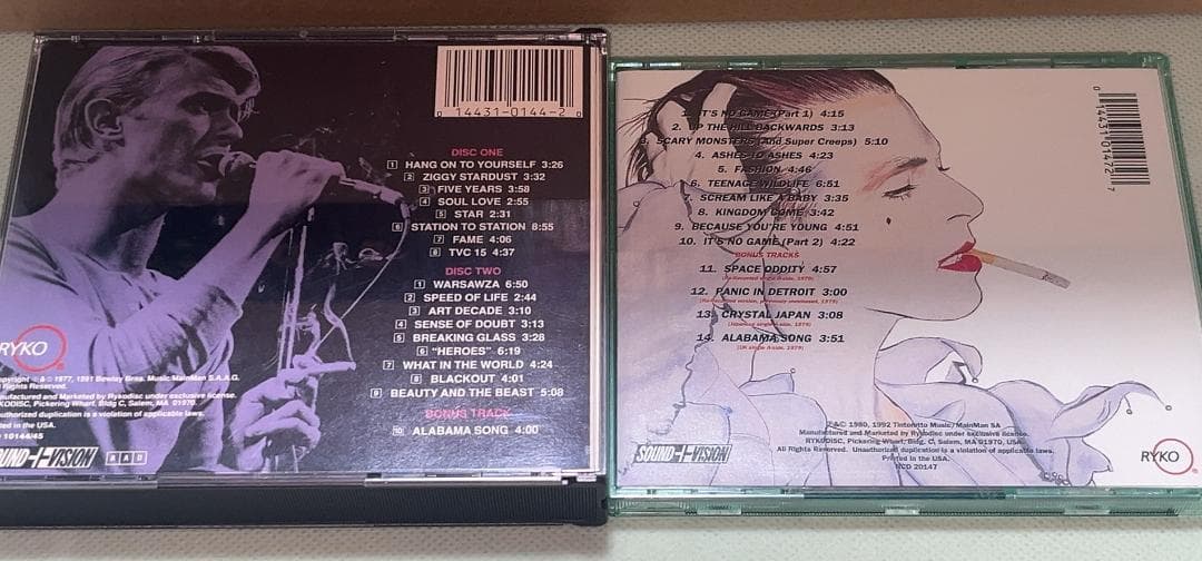 David Bowie デビッド・ボウイ CD アメリカRYCO盤11作品セット