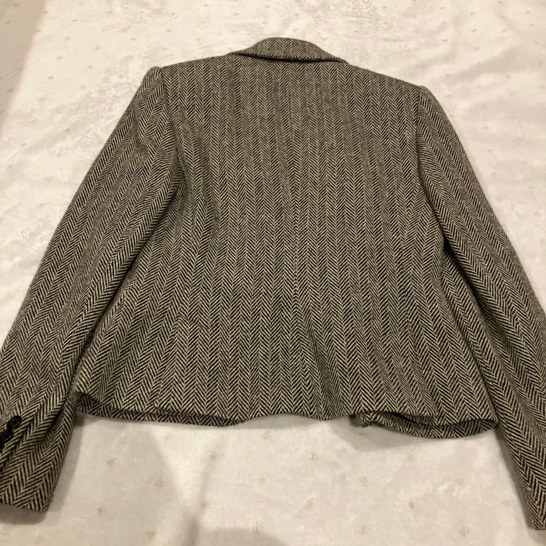 ラルフローレン　日本製　ヘリンボーン柄　レディース　テーラードジャケット　XL