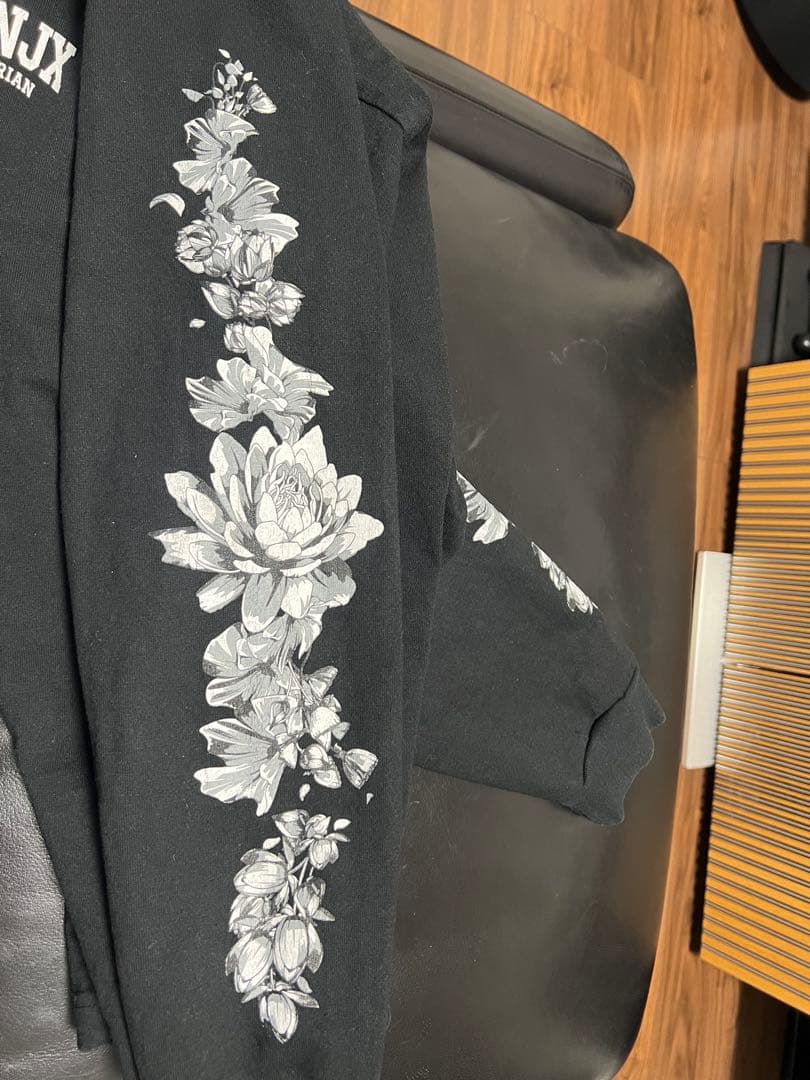 AMNJX ロンT 長袖カットソー　ブラック　平本蓮