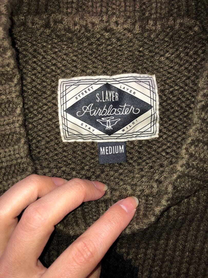 定価1.8万 エアブラスター AIRBLASTER セーター ニット