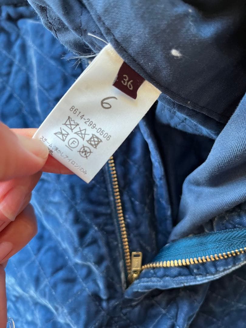 ロク6(ROKU)VELOR QUILTED PANTS/パンツ