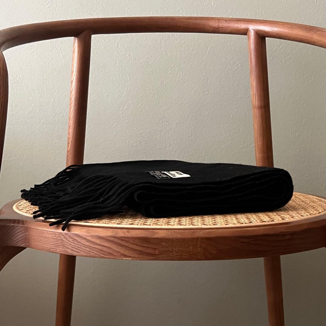 【美品】Acne Studios ブラック マフラー