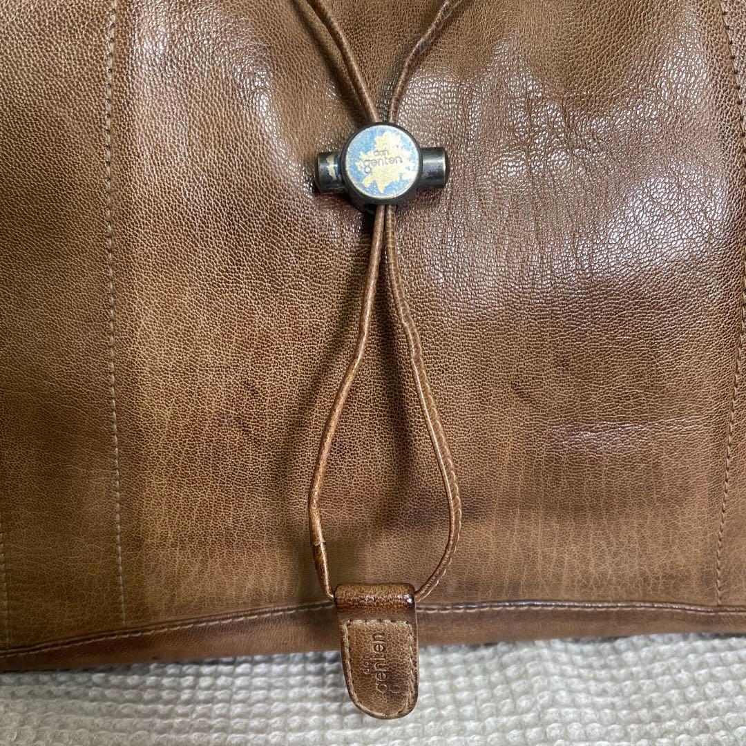 ◇ dan genten ダンゲンテン レザーショルダーバッグ ブラウン ◇