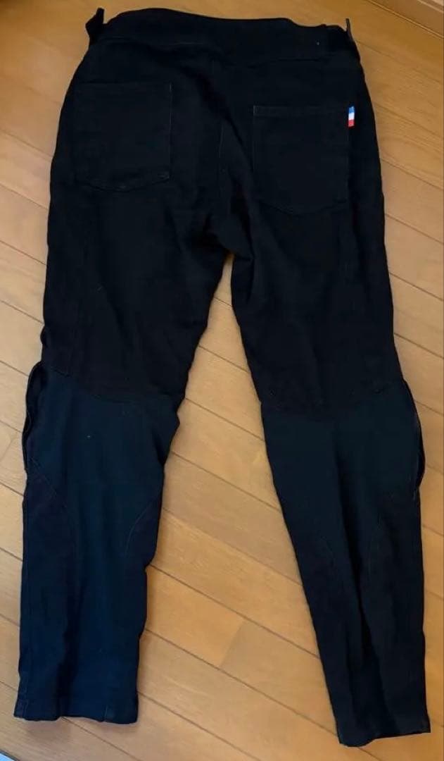 elf ブラック スポルトデニムパンツ LL